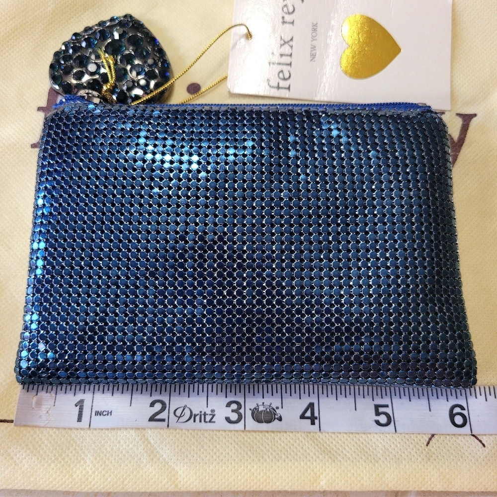 Felix Rey Metal Mesh Clutch NWT - Picture 6 of 7